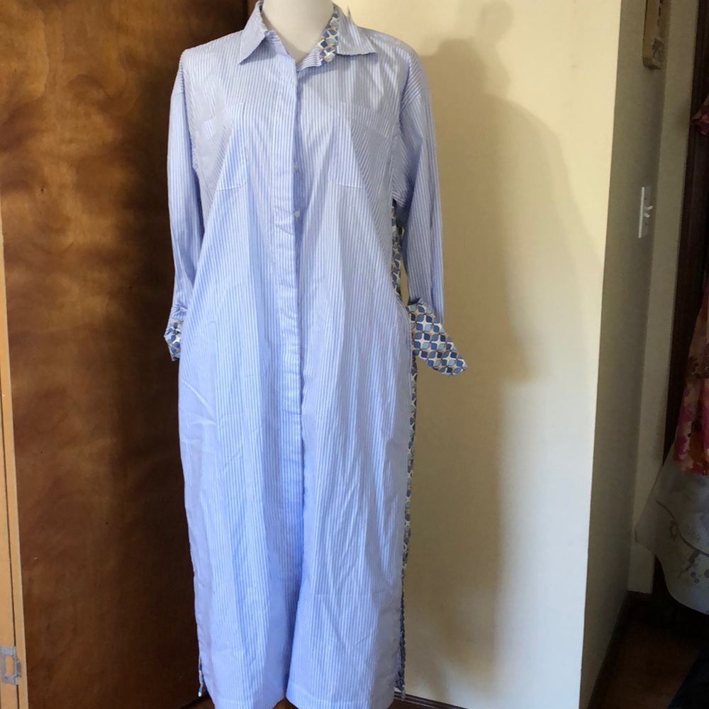 JMCL Quince Dress Blue/ white XL